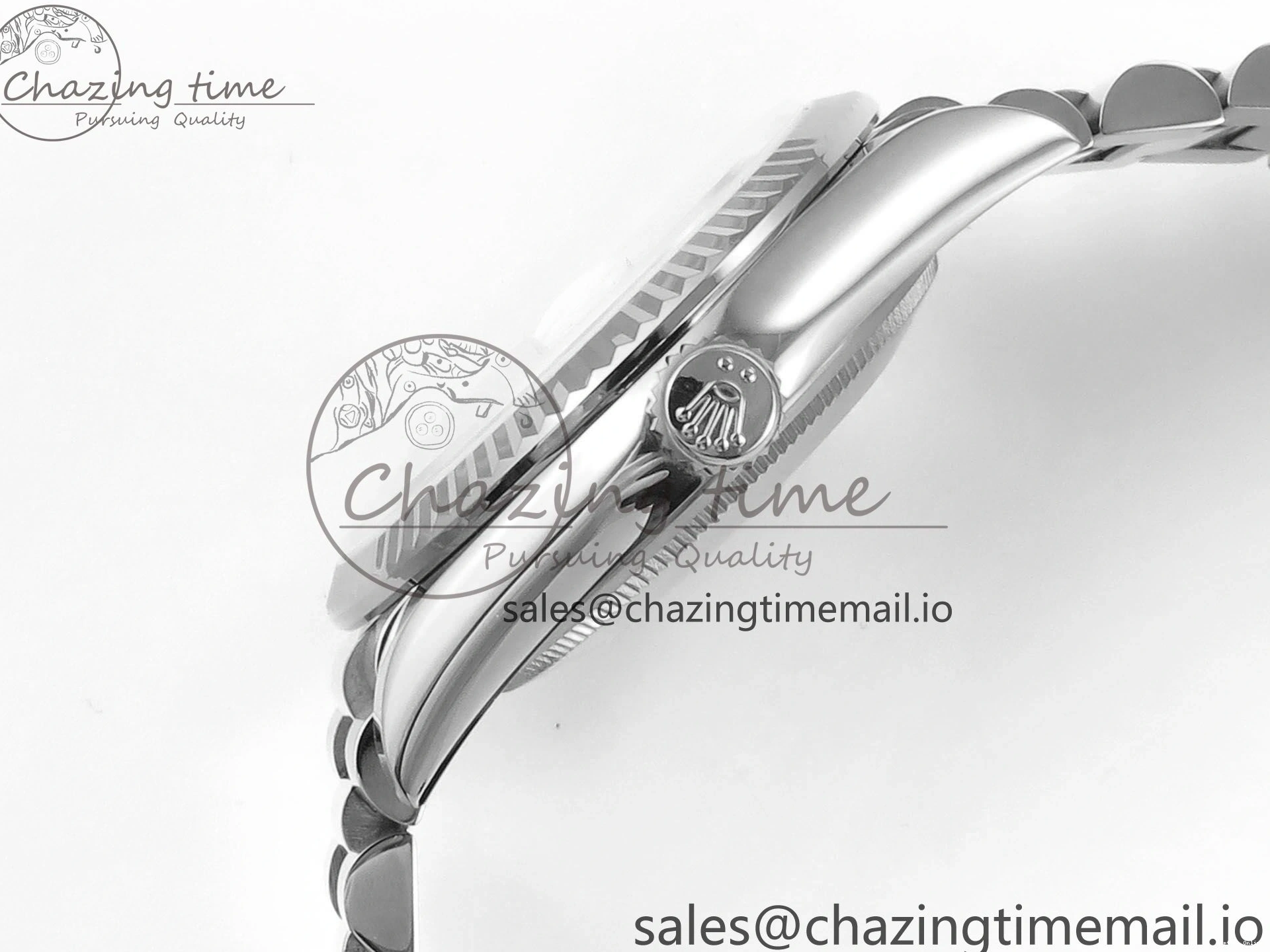 0517 Unique Day Date 36 SS 128236 KF 1:1 Best Edition White Roman Dial on President Bracelet A2836 (Gain Weight) 498